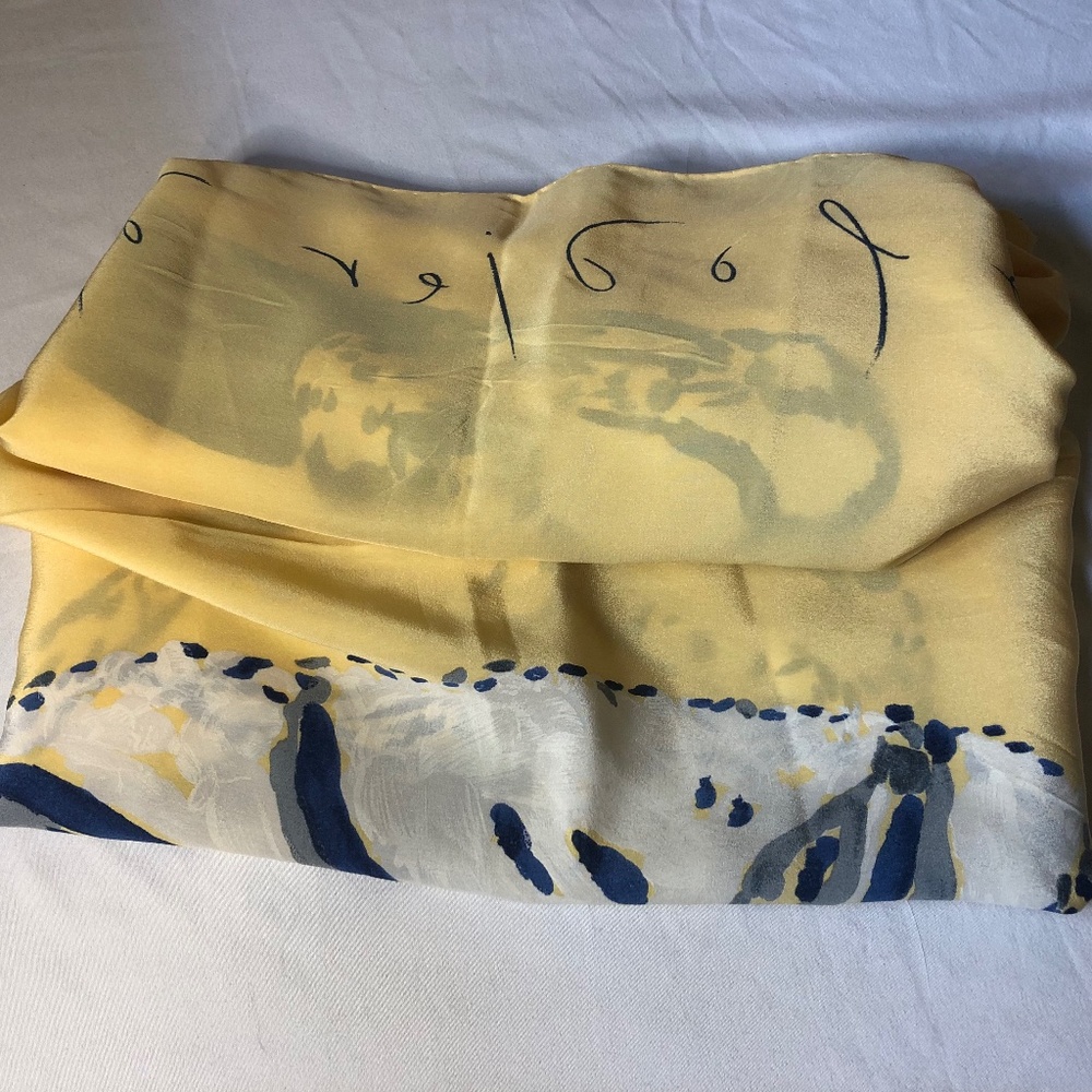Eduardo Arroyo Scarf - Le Saladier d’Argent 1982